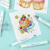 Ohuhu Markers for Starters, 80-color Chisel & Fine Dual Tips Alcohol Markers Coloring Illustration Sketching Alcohol Art Marker Set for Adult Beginner, Great Value Pack for Students’ Art Class -Manoa