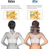 Ohuhu Neck Cervical Traction Collar Device for Neck and Back Brown (Brown)