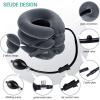 Ohuhu Neck Cervical Traction Collar Device for Neck and Back Dark Grey (Dark Grey)