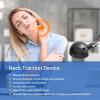 Ohuhu Neck Cervical Traction Collar Device for Neck and Back Dark Grey (Dark Grey)