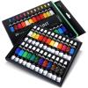 Ohuhu Oil Paint Set, 24 Oil-Based Colors, 12ml/0.42oz x 24 Tubes Non-Toxic Oil Painting Set Supplies for Canvas Painting Artist Kids Beginners Adults Classroom DIY Art Supplies Gift(24 Colors)