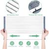 Ohuhu Over Sink Dish Drying Rack, Expandable Multipurpose Roll Up Dish Racks, Up to 23” with 2 Utensil Holders, Dish Drainer for Kitchen Counter Sink Organizer Heat-Resistant Mat