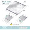 Ohuhu Over Sink Dish Drying Rack, Silicone Wrapped 17.6″ W x 15.4″ L Large Over The Sink Roll Up Dish Drainer – Foldable Sink Drying Rack Rolling Drain Mats Anti-Slip Multipurpose for Kitchen Counter(Gray)