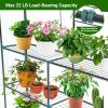 Ohuhu Plastic Greenhouse for Outdoors: Portable Walk in Plant Green House with Improved Transparent PVC Cover, 3 Tiers 12 Shelves Stands Small Greenhouses Backyard Green Houses for Outside Heavy Duty(Clear PVC Cover)