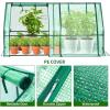 Ohuhu Portable Mini Greenhouse, 71″x36″x36″ Greenhouses for Outdoors with Dual Large Zipper Doors & Ground Stakes, Waterproof & UV Protected Plastic Green House for Outside Garden Patio Backyard(PE)