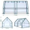 Ohuhu Portable Mini Greenhouse, 71″x36″x36″ Greenhouses for Outdoors with Dual Large Zipper Doors & Ground Stakes, Waterproof & UV Protected Plastic Green House for Outside Garden Patio Backyard(PVC)