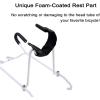 Ohuhu Rust-Proof Quick Release Front Handlebar Bicycle Lift Off Basket/Wire Mesh Bike Basket with Holder, Mesh Bottom, White