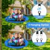 Ohuhu Saucer Tree Swing for Kids Adults (Blue)