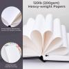Ohuhu Sketchbook Marker Paper Pad: 8.3″x8.3″ Square Art Sketch Book Drawing Papers 78 Sheets/156 Pages 120 lb/200 gsm Hardcover Sketching Books for Alcohol Markers Heavyweight Sketchpad Christmas Gift(7.4″ x 10″)