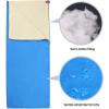 Ohuhu Sleeping Bag with a Carrying Bag, Zip at The Left Side