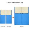 Ohuhu Sleeping Bag with a Carrying Bag, Zip at The Left Side