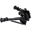 Ohuhu Tactical Rifle Bipod, Spring Return 6-9 Inches Adjustable Height with Picatinny Rail Mount Adapter for Sniper Hunting Shooting
