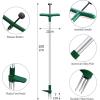 Ohuhu Weed Puller Tool, Detachable Stand-Up Weed Puller Tool with Long Handle, Stainless Steel 3-Claw Weed Remover Tool, Easily Remove Weeds Without Bending, Pulling, Kneeling for Elder