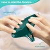Ohuhu Zelda Ocarina with Song Book (Songs From the Legend of Zelda), 12 Hole Alto C Zelda Ocarinas Play by Link Triforce Gift for Zelda Fans with Display Stand Protective Bag(Green)