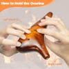 Ohuhu Zelda Ocarina with Song Book (Songs From the Legend of Zelda), 12 Hole Alto C Zelda Ocarinas Play by Link Triforce Gift for Zelda Fans with Display Stand Protective Bag(Yellow Amber)