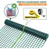 Plastic Garden Fence Animal Barrier: Ohuhu 4’x50’/7.5LBs Heavy Duty Reusable Netting Safety Fences Roll with Zip Ties, Durable Temporary Pool Fence Snow Fencing for Deer Rabbit Chicken Dog Poultry(Green)