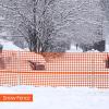 Plastic Garden Fence Animal Barrier: Ohuhu 4’x50’/7.5LBs Heavy Duty Reusable Netting Safety Fences Roll with Zip Ties, Durable Temporary Pool Fence Snow Fencing for Deer Rabbit Chicken Dog Poultry(Orange)
