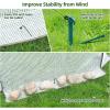Portable Greenhouse for Outsides, Ohuhu Heavy Duty Green House Tent with Durable PE Cover, Garden Plant Protector with Zippered Door Mesh Window for Vegetables Flowers Fruits Herbs, 63x54x71 Inch(pointed roof – white)