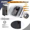 Secret Book Safe Box Dictionary: Ohuhu Diversion Combination Lock Compartment Small Money Safes for Home Portable Book Box Great for Money Jewelry and Passport