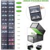 Shoe Box, Ohuhu 12 Pack Shoe Organizer, High Quanlity Stackable Foldable Shoe Storage, Clear Plastic Shoe Containers, Drawer Type Front Opening for Underbed Closets and Entryway Fit up to US Size 9.5