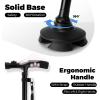 Walking Cane for Men Women: Ohuhu Walking Canes with LED Light Folding Walking Stick Adjustable Free Standing Canes with Wrist Strap Travel Bag for Seniors Adults(2 packs)