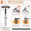 Watch Tool Kit, Ohuhu 213 PCS Upgraded Heavy Duty Watch Repair Kit Battery Replacement Link Removal Band Tool Kits Professional Watch Back Case Opener Removal Tools with PU Leather Bag Fathers Day