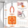 Watch Tool Kit, Ohuhu 213 PCS Upgraded Heavy Duty Watch Repair Kit Battery Replacement Link Removal Band Tool Kits Professional Watch Back Case Opener Removal Tools with PU Leather Bag Fathers Day