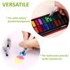 Water Coloring Brush Pens, Ohuhu Set of 3 Aqua Painting Brushes for Water Soluble Colored Pencil, Water Color Water-Base Markers, Powdered Pigment Watercolor Paints