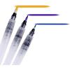 Water Coloring Brush Pens, Ohuhu Set of 3 Aqua Painting Brushes for Water Soluble Colored Pencil, Water Color Water-Base Markers, Powdered Pigment Watercolor Paints