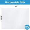 White Shimmer Cardstock 100 Sheets – Ohuhu 8.5″ x 11″ Heavyweight 80 lb/ 216 gsm Double-Sided Shimmer Card Stock Metallic Paper for Crafts DIY Making Cards Invitations