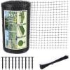 6.6×98 FT Premium Bird Netting, Ohuhu Garden Netting with Cable Ties Ground Nails, Anti-Bird Reusable Protection Netting for Fruit Vegetable Plant Trees, Plastic Deer Fencing Animals Barrier