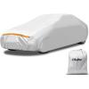 Car Cover for Sedan L (180″-191″), Ohuhu Universal Sedan Car Covers Outdoor UV Protection Auto Cover – Windproof Dustproof Scratch Resistant