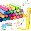 Ohuhu 36 Colors Tempera Paint Sticks, Washable Tempera Paint Set for Kids, Quick Drying, Non-toxic for Drawing, Graffiti, Works Great on Paper Glass Wood Ceramic Canvas Rock