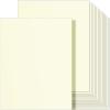 Ohuhu Black Cardstock Thick Paper 100 Sheets – Ohuhu 8.5″ x 11″ Heavyweight 80 lb/216 gsm Card Stock for Crafts and DIY Card Making(Cream)