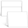 Ohuhu Blank White Cards and Envelopes 50 Pack – 5″ x 7″ Heavyweight Folded Cardstock and A7 Envelopes for DIY Greeting Cards Wedding Birthday Invitations Baby Shower Thank You Cards and All Occasions(A7 (5×7))