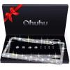 Ohuhu Bling License Plate Frames 2 Pack with Mounting Accessories and Gift Box, Luxury Handcrafted Premium Rhinestone Glitter Sparkly License Plate Frame