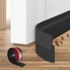 Ohuhu Door Draft Stopper Seal Strip, Door Sweep Under Door Weather Stripping Noise Blocker Gap Filler Bottom, Draft Guard Dust Wind Block for Winter Garage Exterior Interior Doors( 118″L x 2″W, White)(Black)