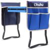 Ohuhu Garden Stool Garden Kneeler and Seat, Foldable Gardening Bench Heavy Duty with Thicker Wider Kneeling Pad 2 Large Tool Pouches Gifts for Fathers Day Men Gardener Parents Elders Friends(Lapis Blue)