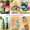 Ohuhu Acrylic Paint Pens 30 Colors: Dual Tips (Round & Fine) Acrylic Markers High Opacity Paint Markers Waterproof Lightfast for Rock Painting Easter Eggs Wood Glass Ceramic Canvas – Kakaako(30 Pens (15 Regular  9 Metallic & 6 Neon Colors))