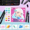 Ohuhu Acrylic Paint Pens 30 Colors: Dual Tips (Round & Fine) Acrylic Markers High Opacity Paint Markers Waterproof Lightfast for Rock Painting Easter Eggs Wood Glass Ceramic Canvas – Kakaako(60 Pens (45 Regular  9 Metallic & 6 Neon Colors))