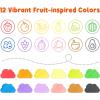 Ohuhu Stamper Washable Markers for Kids 12 Colors Water-based Dual Tips Stamp & Broad Line Tip Kids Markers Coloring Markers for Kids Preschool Classroom Supplies Age 3+ – Kainani