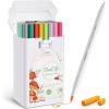 Ohuhu Markers Pens for Journaling: 40 Colors Art Markers Dual Tips Extra Fine & Brush Pens Water-Based Coloring Markers for Adults Coloring Books Bullet Journal Drawing Calligraphy Sketching