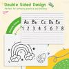 Ohuhu 25 Pack Lined/Plain Dry Erase Boards – 9″x12″ Double-Sided White Board Class Set – Includes 25 Mini Whiteboards 25 Black Markers and 25 Erasers for Classroom School Office Students Teachers(25)