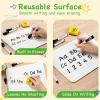 Ohuhu 25 Pack Lined/Plain Dry Erase Boards – 9″x12″ Double-Sided White Board Class Set – Includes 25 Mini Whiteboards 25 Black Markers and 25 Erasers for Classroom School Office Students Teachers(25)