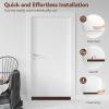 Ohuhu Door Draft Stopper Seal Strip, Door Sweep Under Door Weather Stripping Noise Blocker Gap Filler Bottom, Draft Guard Dust Wind Block for Winter Garage Exterior Interior Doors 118″ L x 2″ W Brown(Brown)