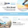 Ohuhu Alcohol Markers 108 Colors: Fine & Slim Broad Chisel Dual Tips Alcohol-based Refillable Art Markers for Artist Adult Coloring Book Illustration Drawing Manga 108 Set- Kaala(60 Landscape Colors)