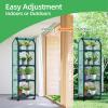 Ohuhu Mini Greenhouse for Indoor Outdoor, Small Plastic Plant Green House with Locking Wheels Portable Greenhouses with Durable Cover for Seedling, Ideal Gardening Gifts for Women Men Green