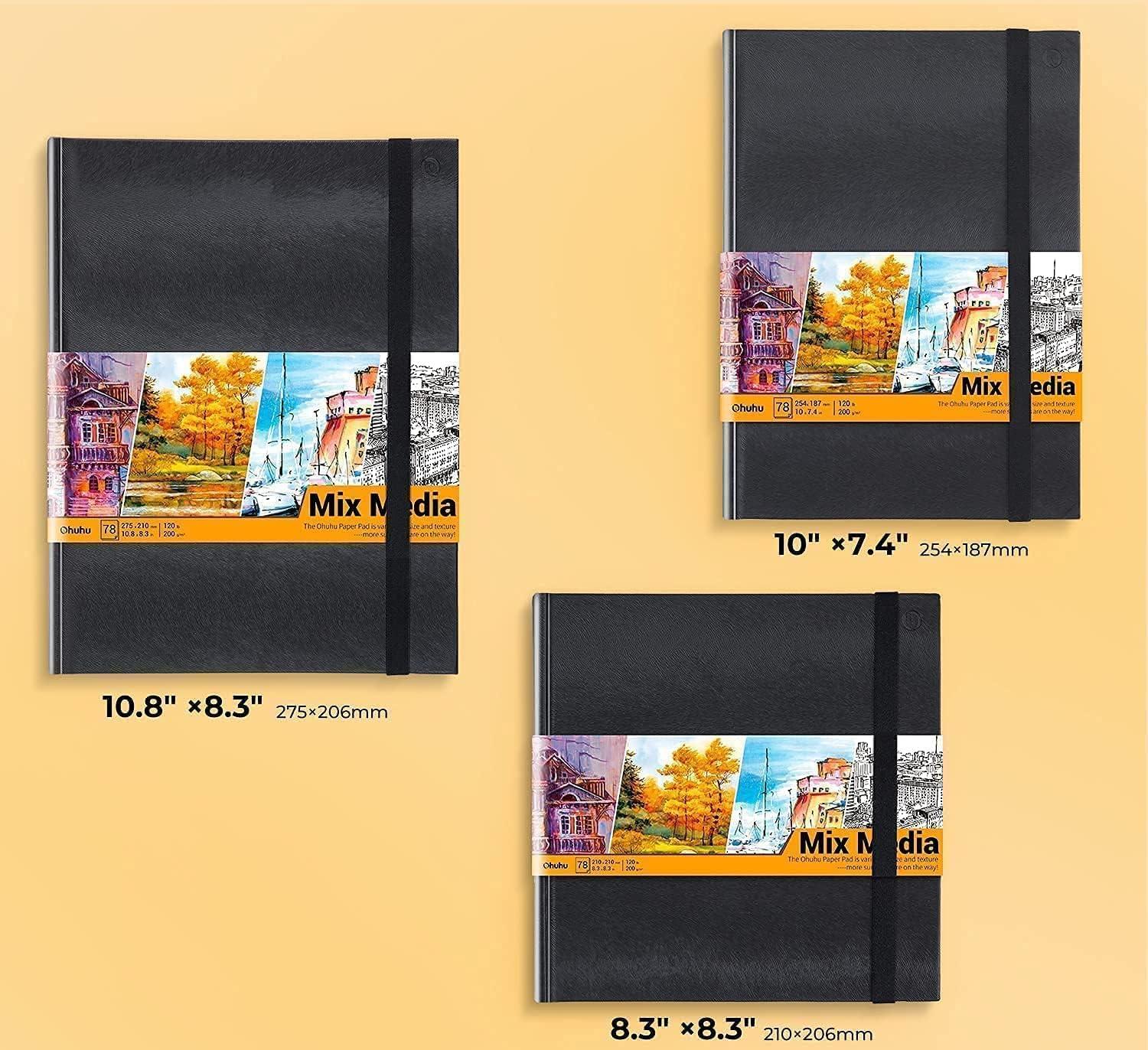 image:imageOhuhu Fineliners Drawing Pen Mix Media Pad 8383 Mixed Media Art Sketchbook