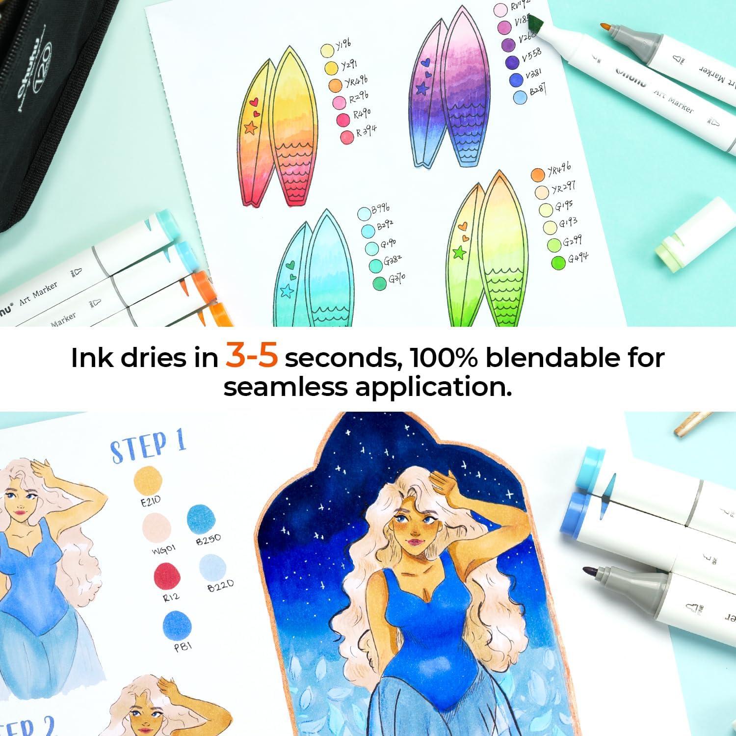 image:imageOhuhu Markers Bleedproof Marker Pad 55x85
