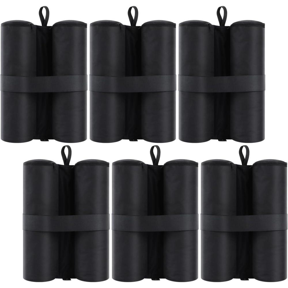 image:image4Pack Canopy Weights Sand Bags for Canopy Tent Ohuhu Heavy Duty Weight Bags Sandbag for Pop Up Canopy Tents Gazebo Weights for Instant Outdoor Sun Shelter Canopy Legs Bag Only Sand Not Included6 pack
